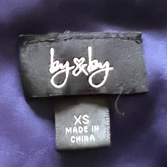 Navy Blue Fit & Flare Dress by "By & By", Extra Small - Picture 5 of 5